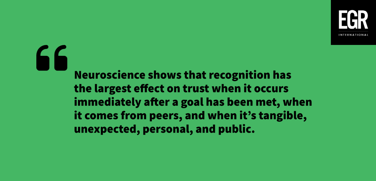 EGR Blog: The Psychological Importance of Recognition in the Workplace
